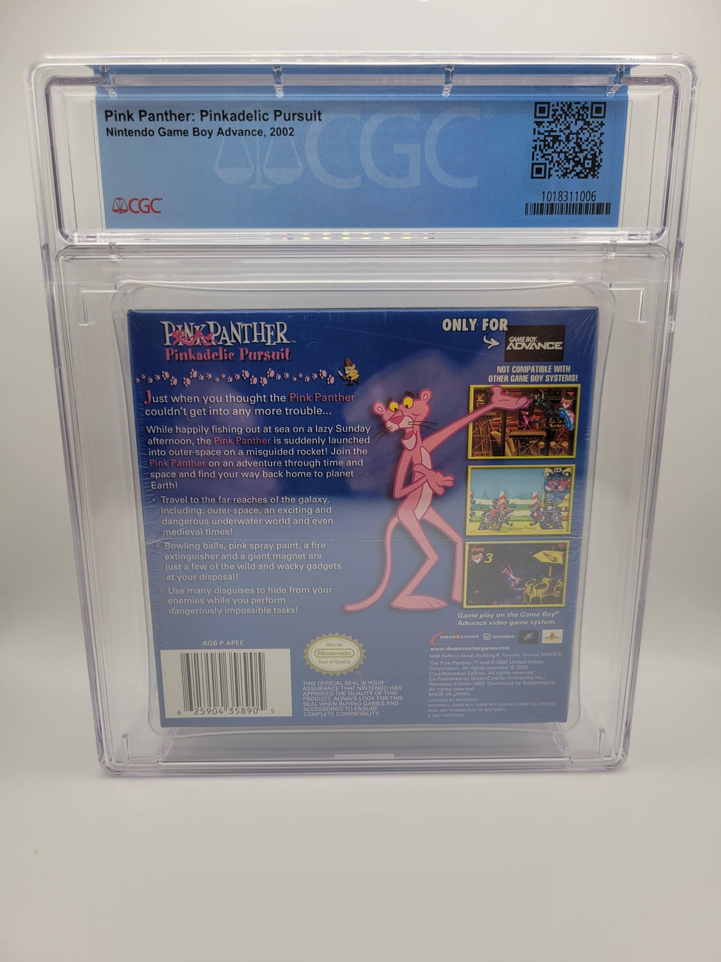 Pink Panther Pinkadelic Pursuit 2002 Gameboy Advance CGC 9.8 A+ Sealed