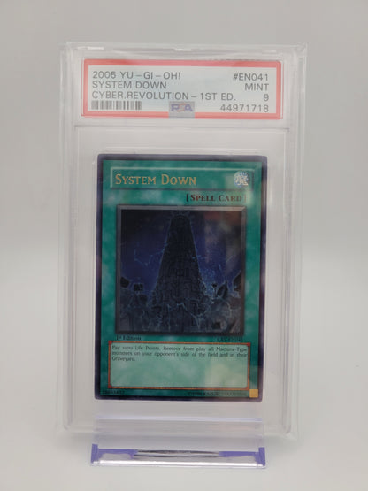 2005 Yu-Gi-Oh! System Down Cybernetic Revolution Ultimate 1st ED PSA 9