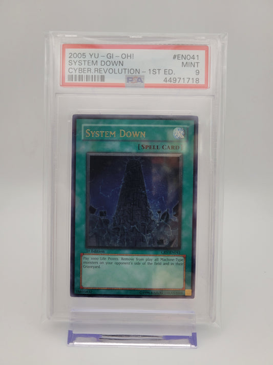 2005 Yu-Gi-Oh! System Down Cybernetic Revolution Ultimate 1st ED PSA 9