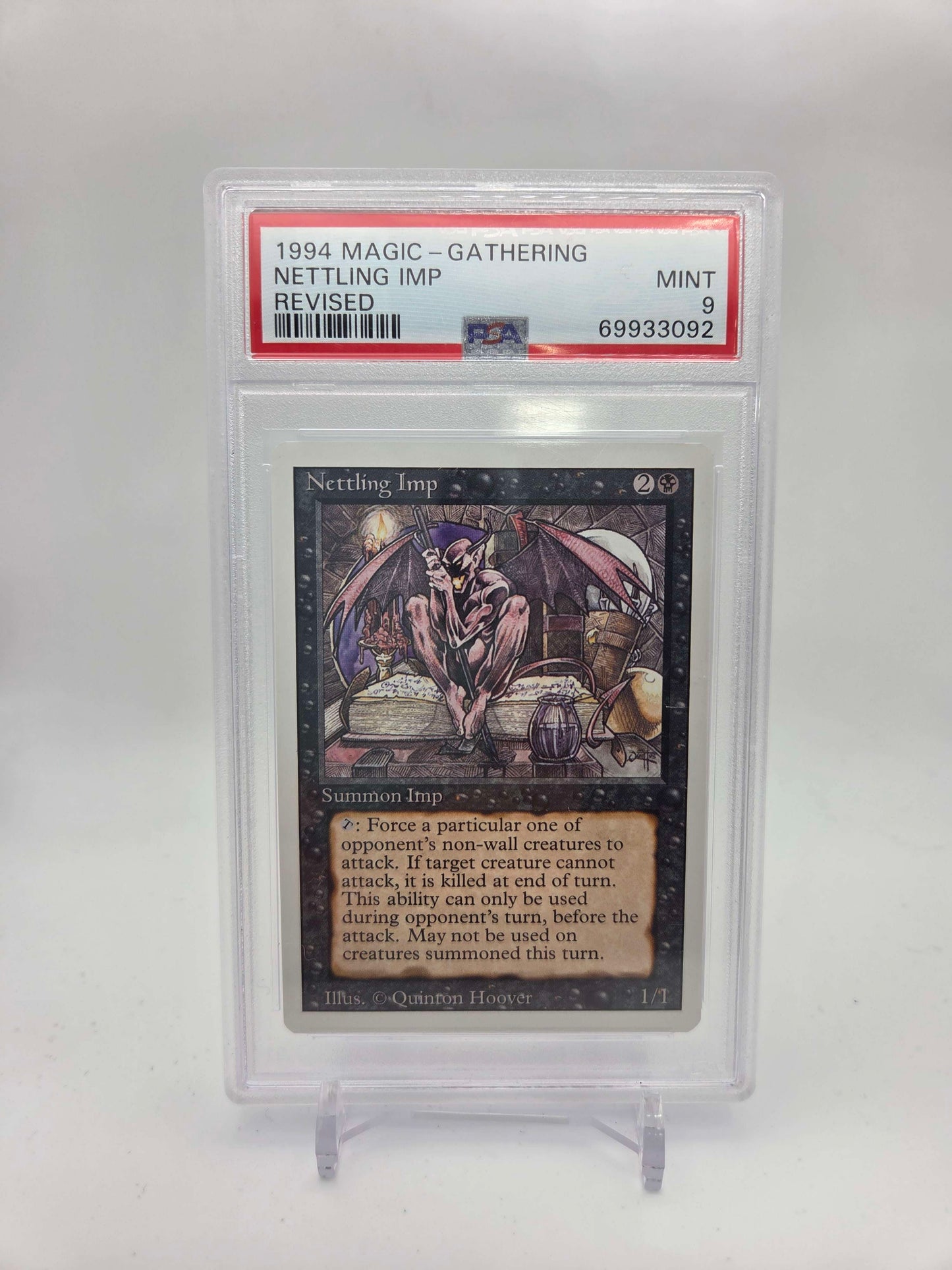 1994 MAGIC THE GATHERING NETTLING IMP REVISED PSA 9