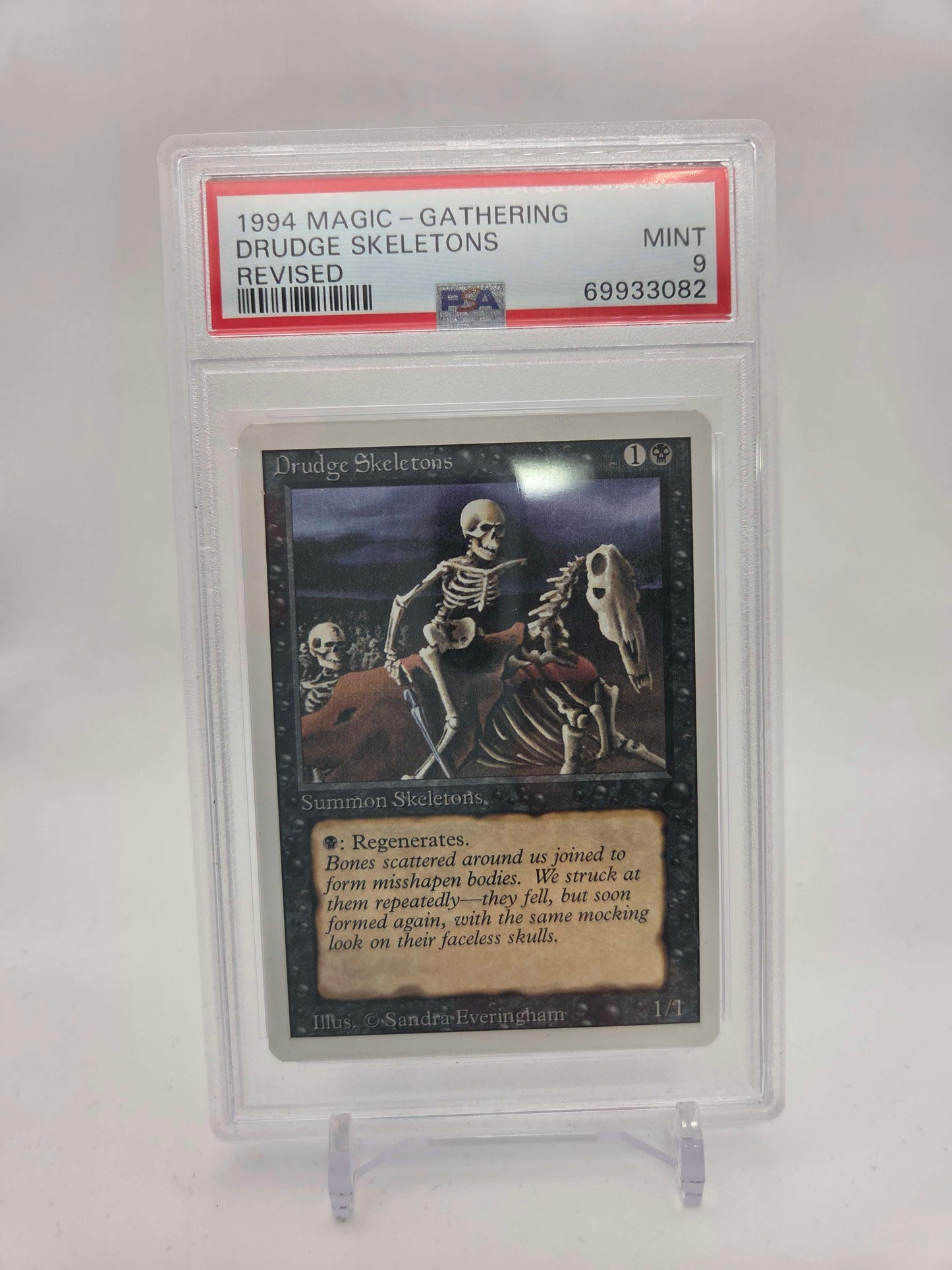 1994 MAGIC THE GATHERING DRUDGE SKELETONS REVISED PSA 9