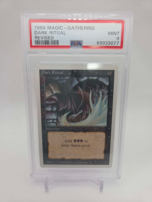 1994 MAGIC THE GATHERING DARK RITUAL REVISED PSA 9