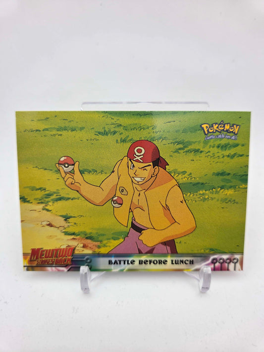Battle Before Lunch #10 Pokemon 1999 Topps Movie