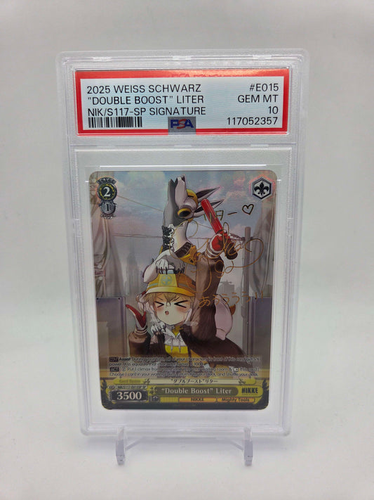 2025 Weiss Schwarz "Double Boost" Liter SP Signature PSA 10