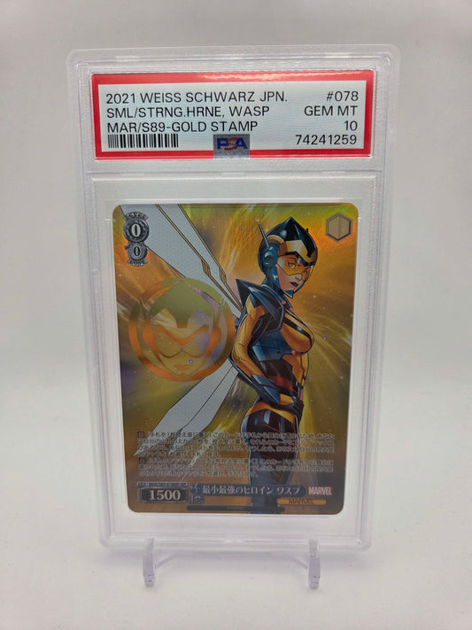 2021 Weiss Schwarz JP SML/STRNG.HRNE, WASP - Gold Stamp PSA 10