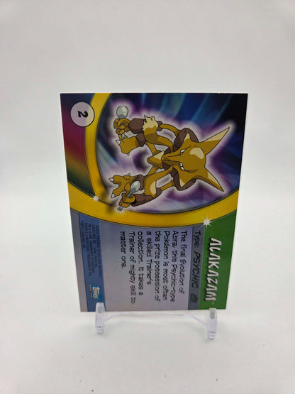 Alakazam #2 Pokemon 2004 Topps Advanced Challenge