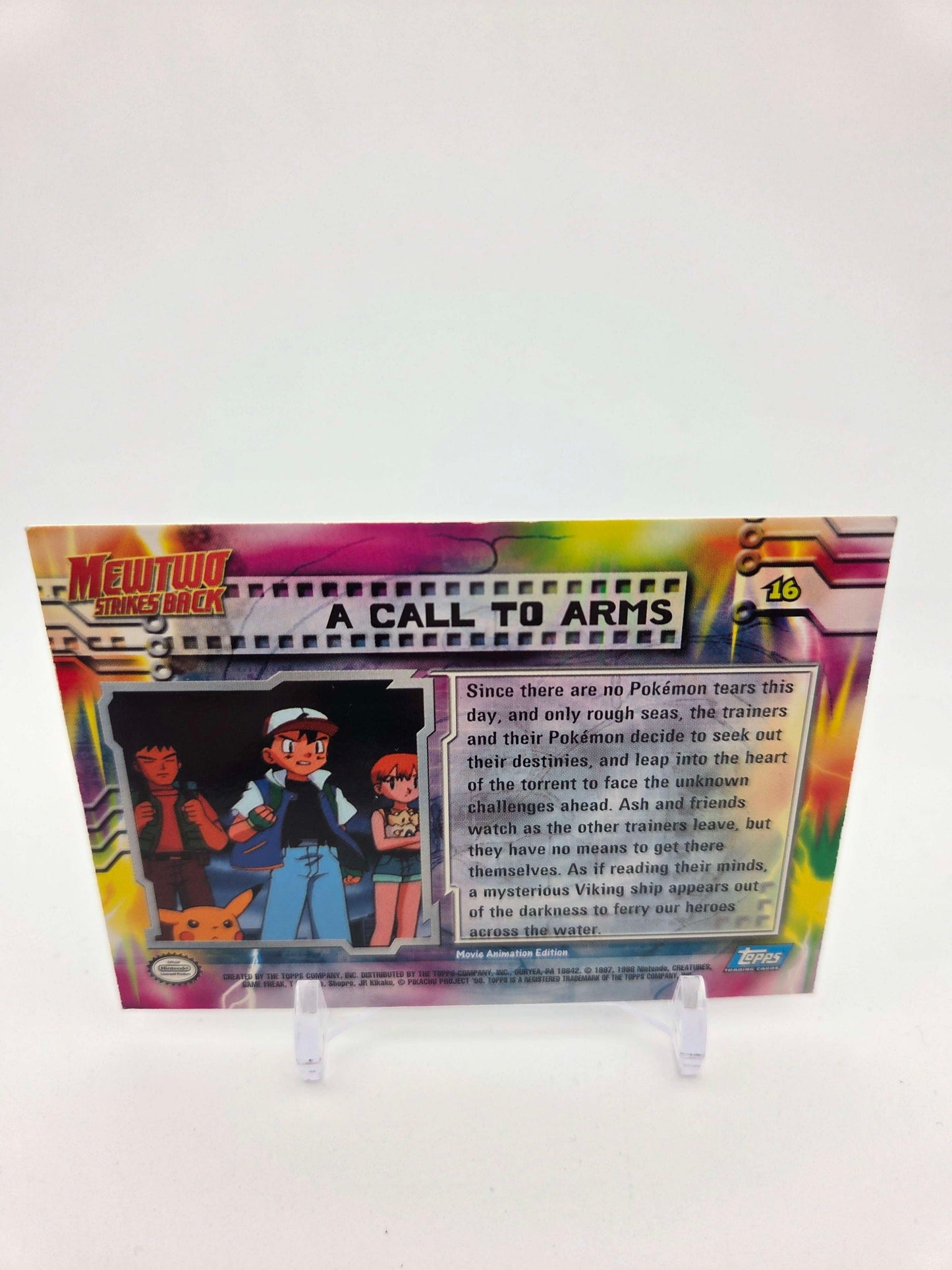 A Call to Arms #16 Pokemon 1999 Topps Movie