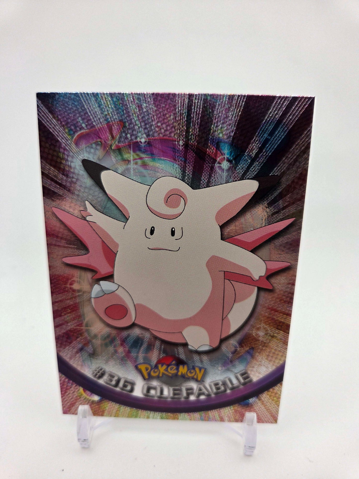 Clefable #36 Pokemon 1999 Topps TV