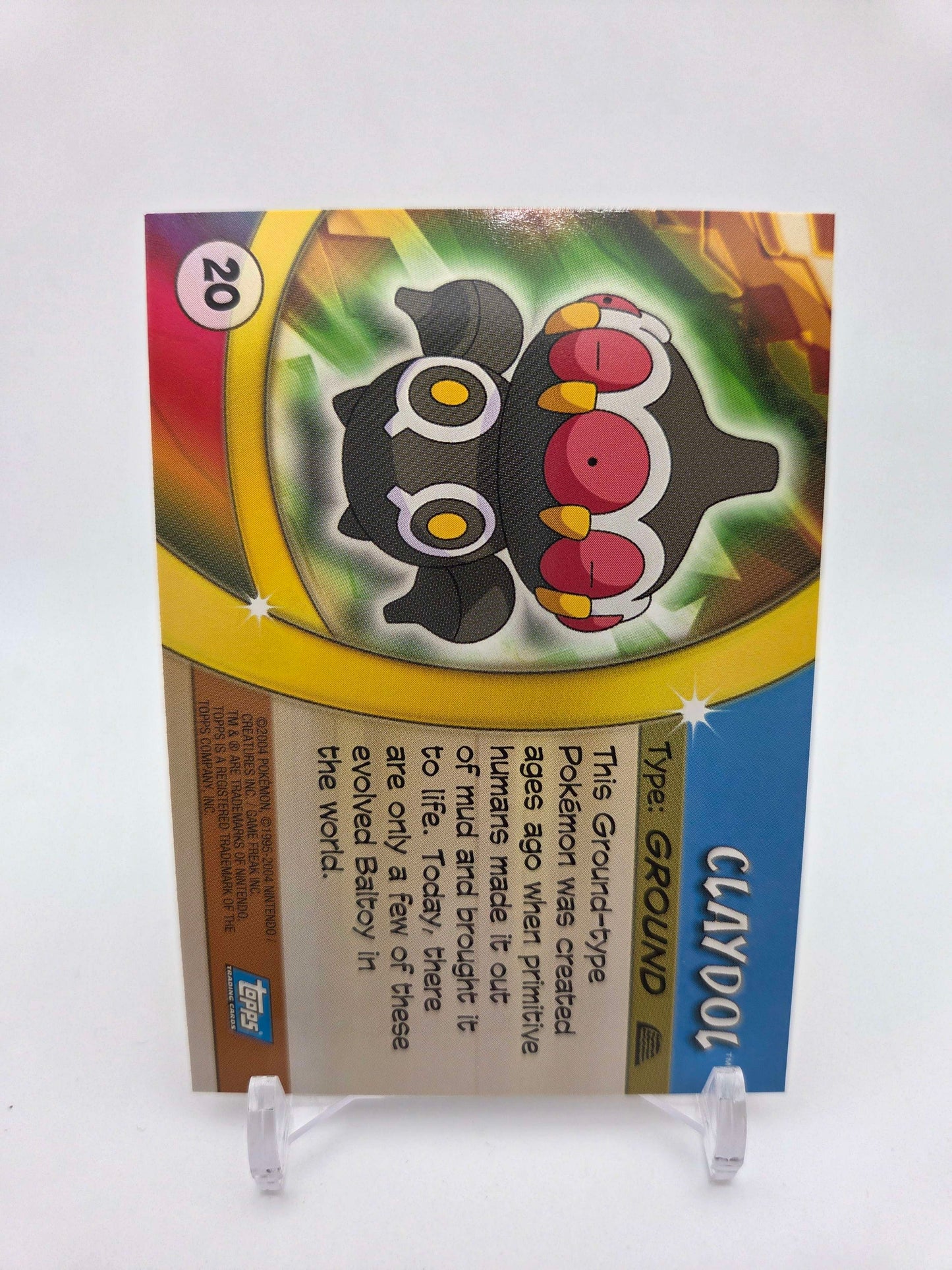 Claydol #20 Pokemon 2004 Topps Advanced Challenge
