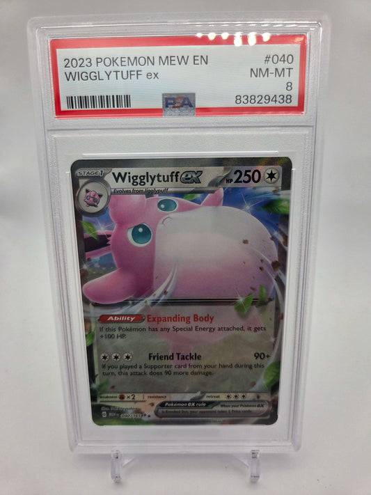 2023 Pokemon Wigglytuff ex - MEW 151 - PSA 8