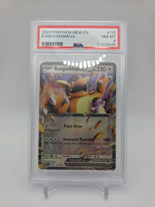 2023 Pokemon Kangaskhan ex - MEW 151 - PSA 8