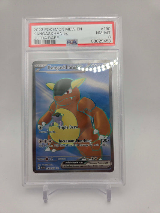 2023 Pokemon Kangaskhan ex UR - MEW 151 - PSA 8