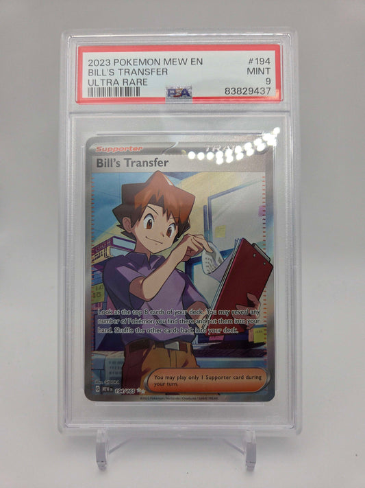 2023 Pokemon Bill's Transfer UR - MEW 151 - PSA 9