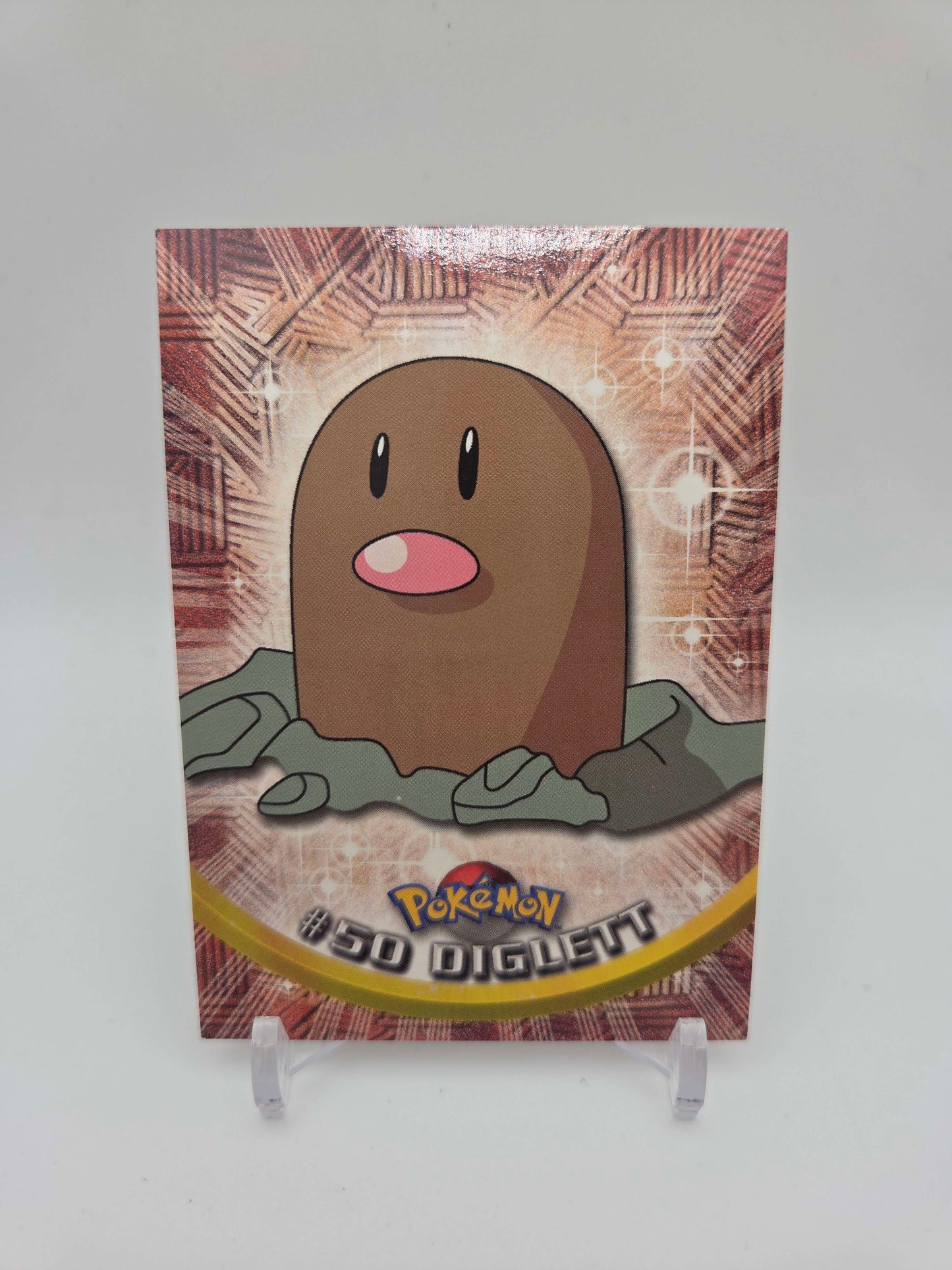 Diglett #50 Pokemon 1999 Topps TV