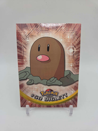 Diglett #50 Pokemon 1999 Topps TV