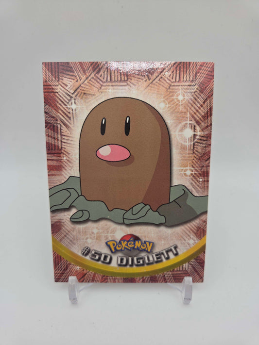 Diglett #50 Pokemon 1999 Topps TV