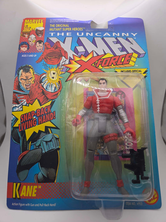 KANE X-FORCE ACTION FIGURE - 1ST TIME IN LINE - MOC - TOY BIZ - 1992