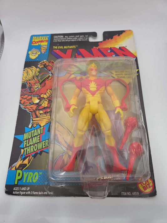 1994 Marvel Comics The Evil Mutants X-Men X-Force Pyro Action Figure by Toy Biz