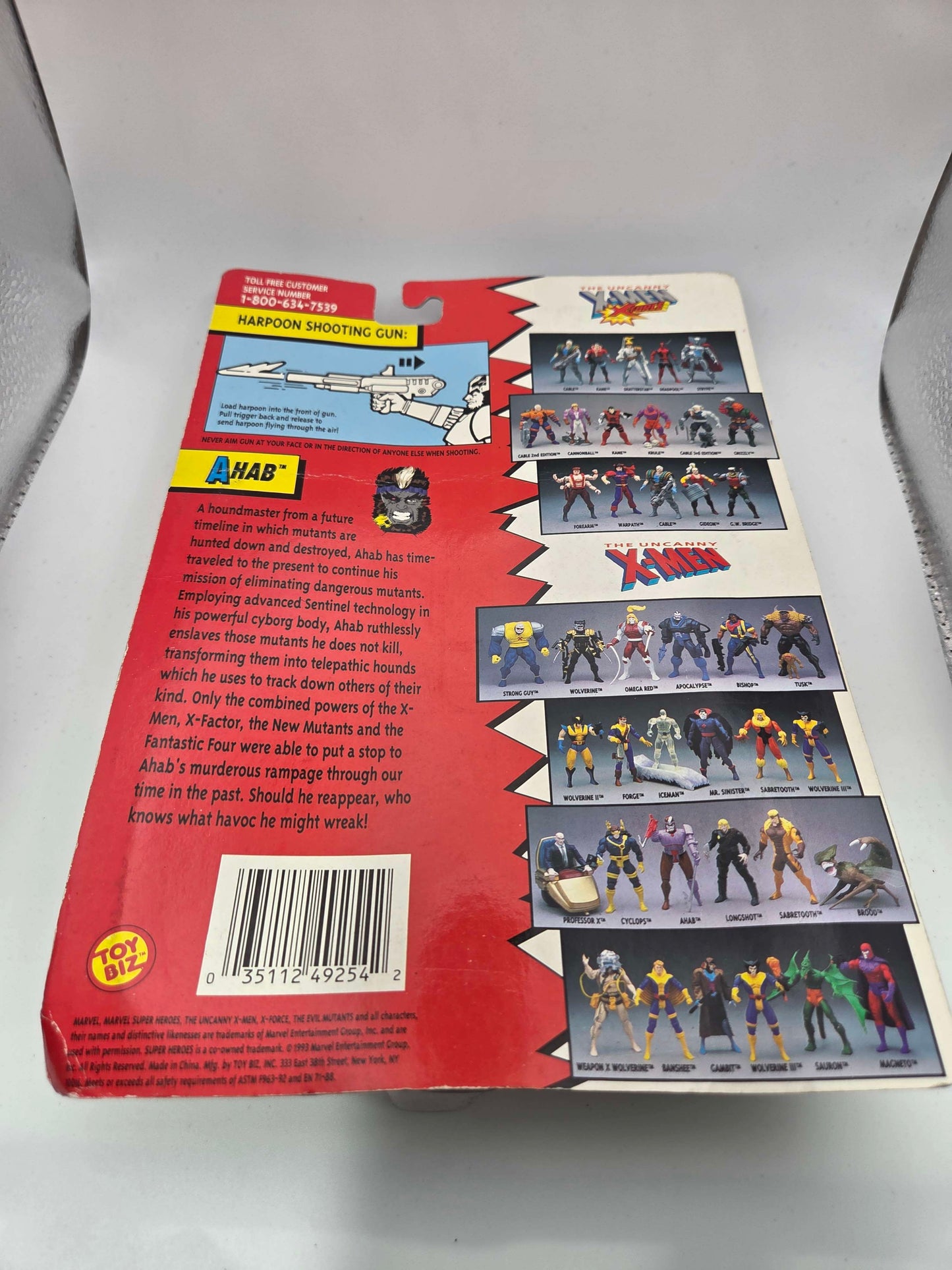 Uncanny X-Men Action Figure - Ahab Marvel Comics Toy Biz 1993
