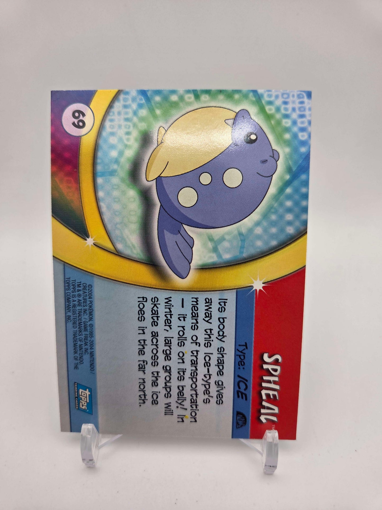 Spheal #69 Pokemon 2004 Topps Advanced Challenge