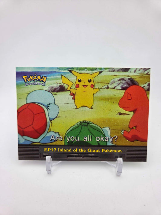 Island of the Giant Pokemon #EP17 Pokemon 2000 Topps TV