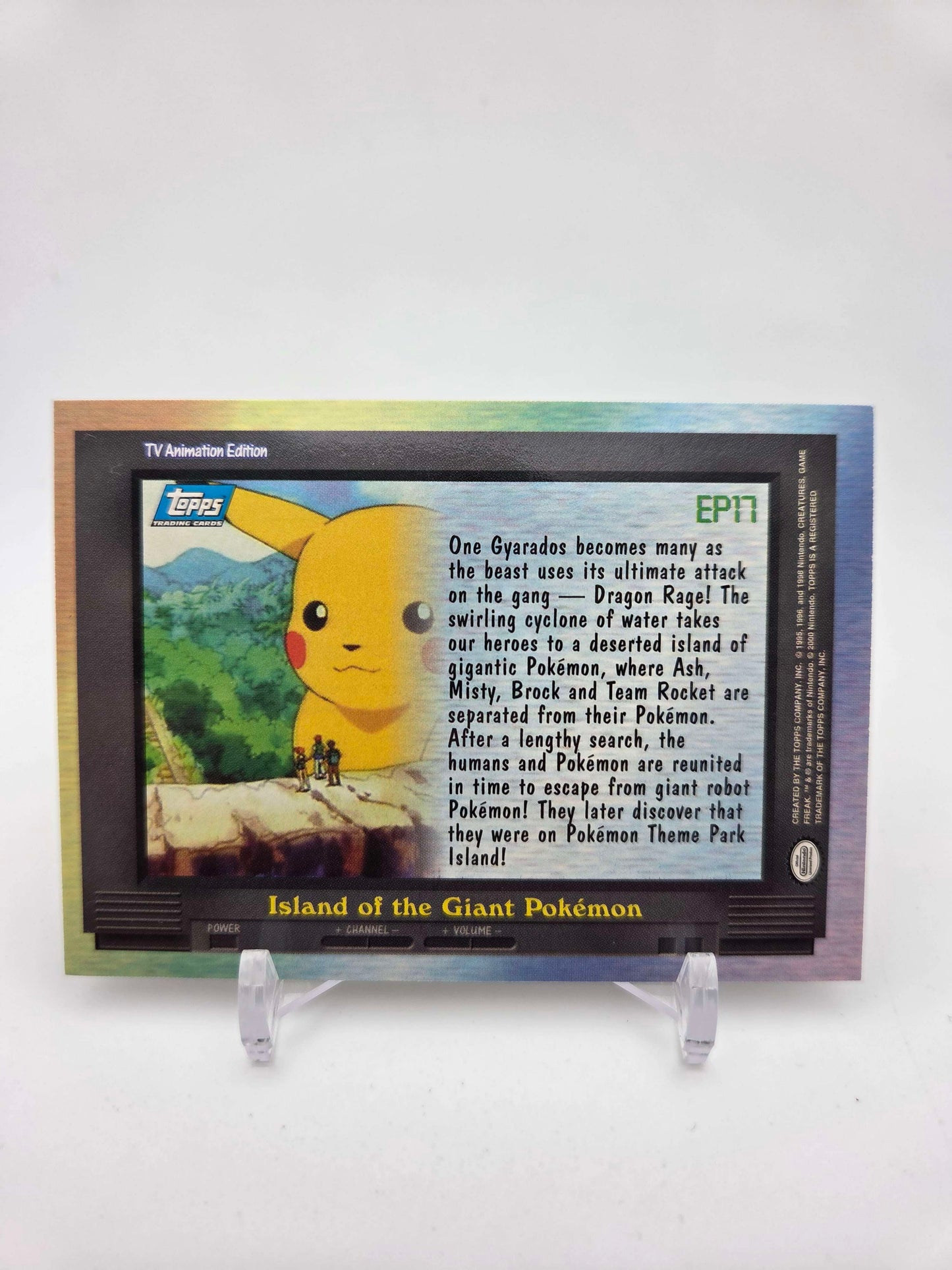 Island of the Giant Pokemon #EP17 Pokemon 2000 Topps TV