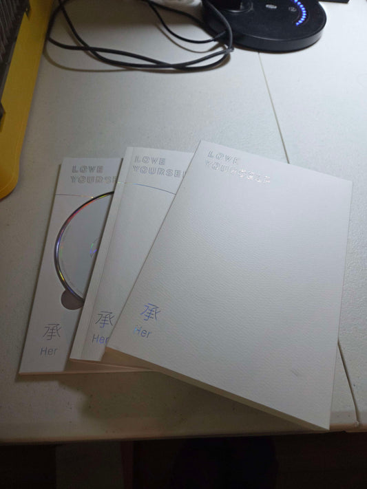BTS CD Package - Love Yourself Her by BTS CD + Booklet Notes Sticker