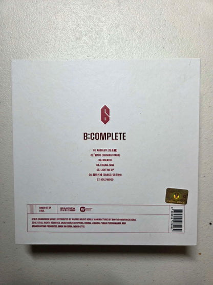 AB6IX B:COMPLETE 1st EP White Box CD, Stickers, Book 2019