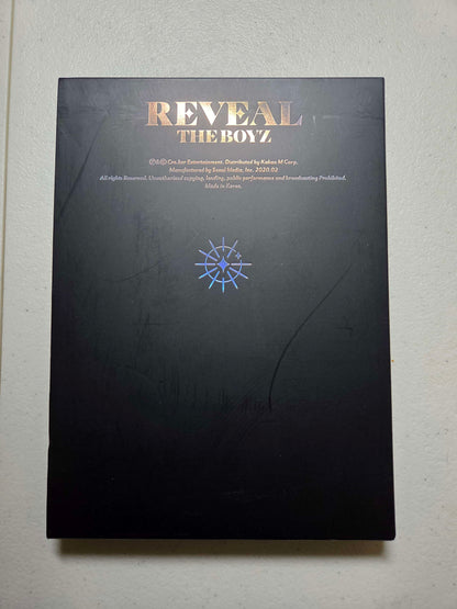 The Boyz Reveal CD Black Cover (MOON Ver.) Incl 112pg Booklet Scratch Fortune Card