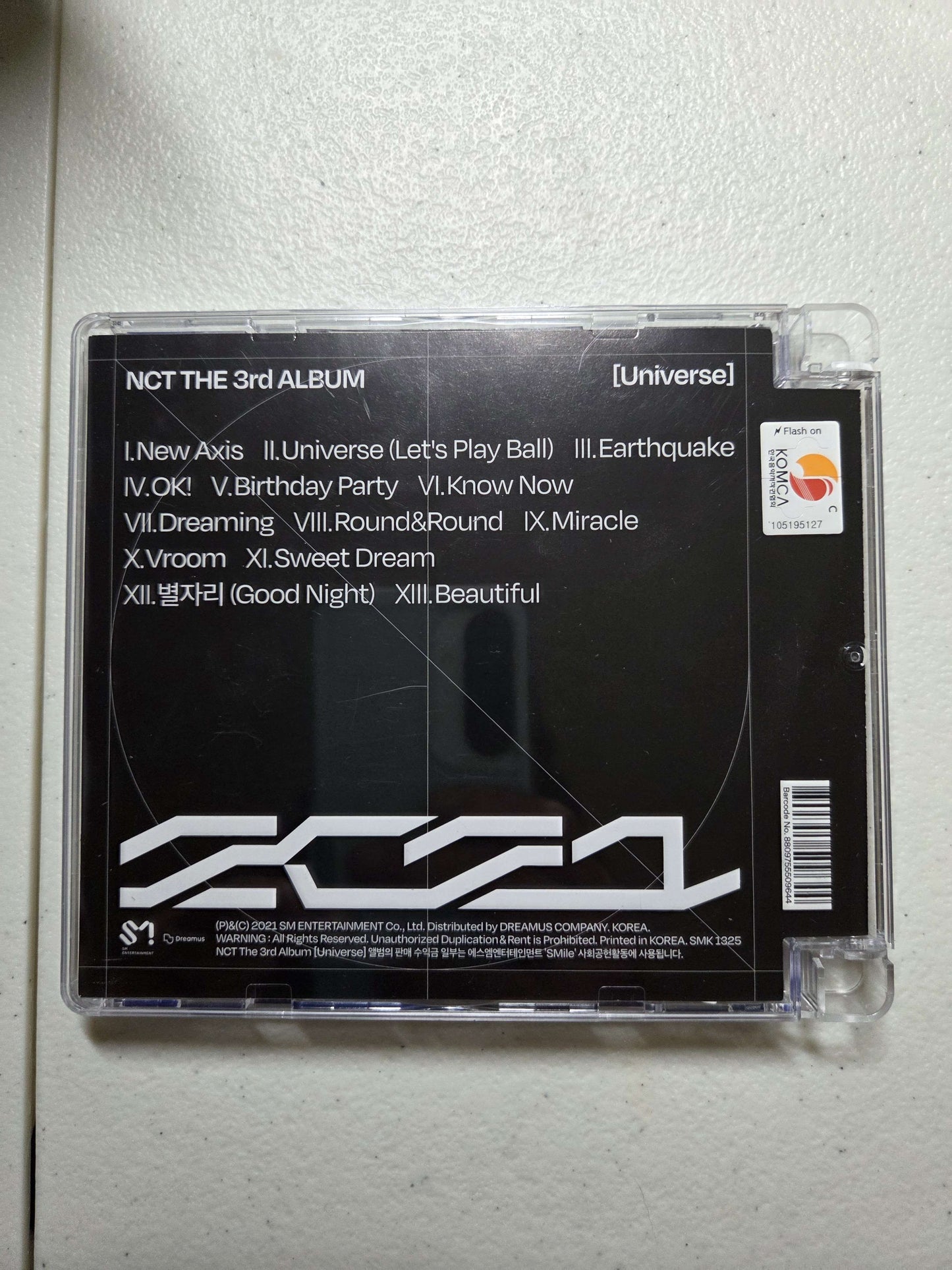 NCT - [UNIVERSE] 3rd Album JEWEL CASE JUNGWOO Version