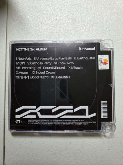 NCT - [UNIVERSE] 3rd Album JEWEL CASE JUNGWOO Version