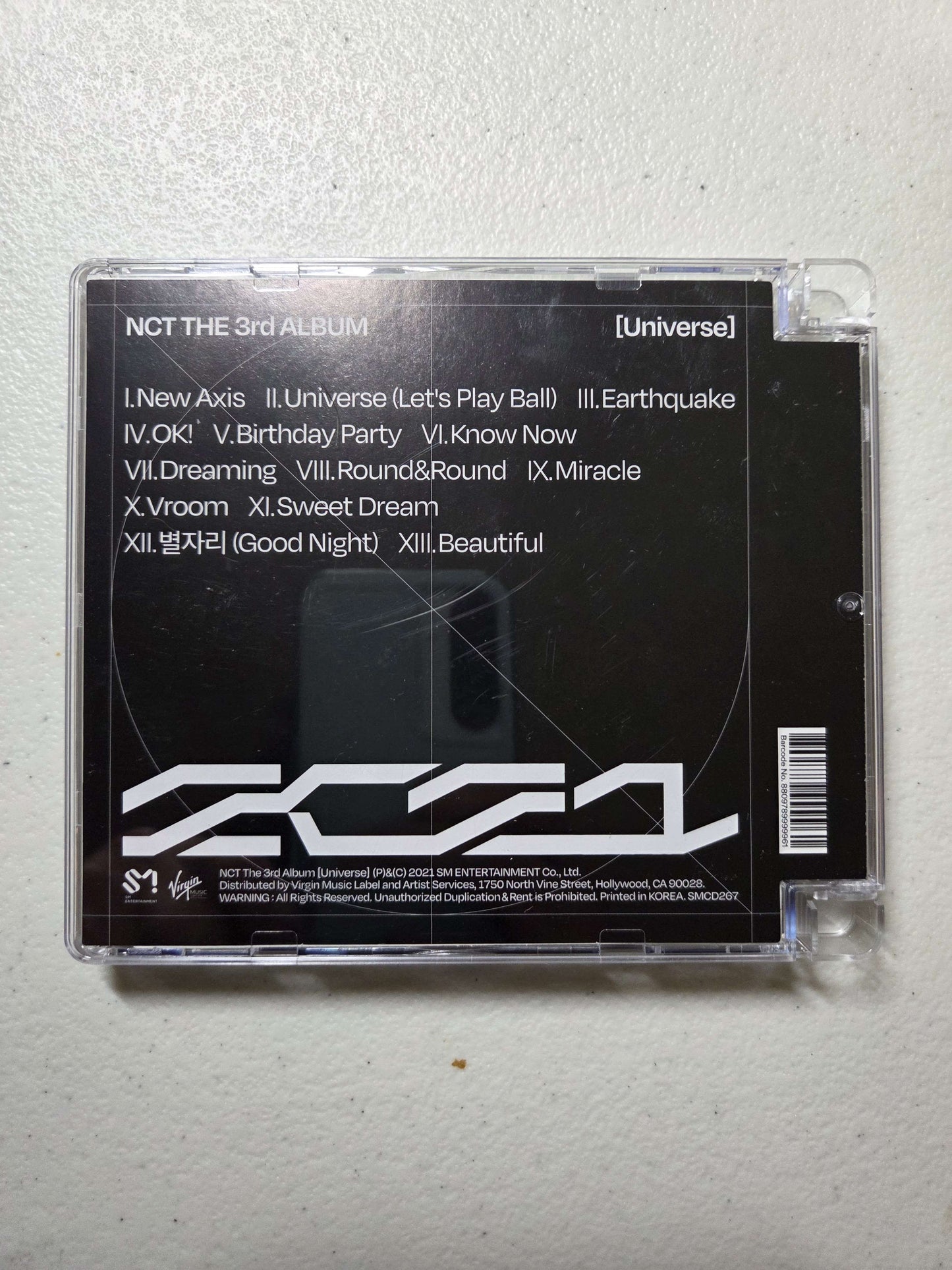 NCT - [UNIVERSE] 3rd Album JEWEL CASE TAEYONG Version