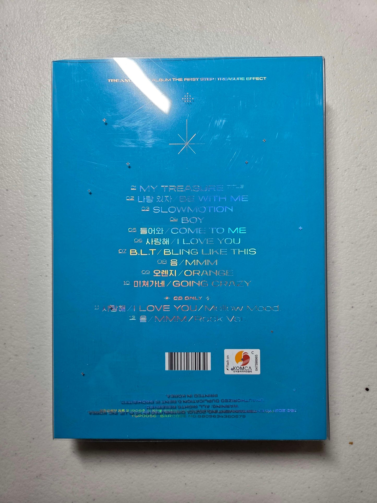 Treasure - The First Step : Treasure Effect (Blue Cover)