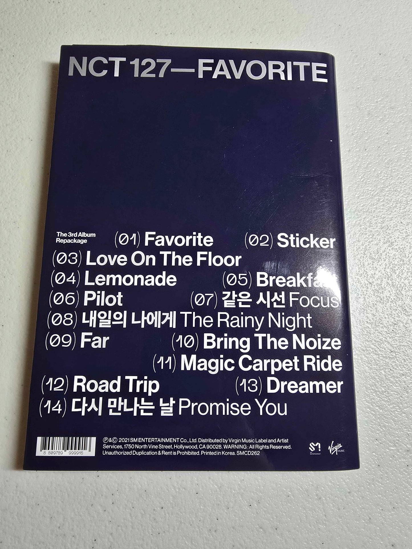 NCT 127 – Favorite - The 3rd Album Repackaged [CD, 2021]