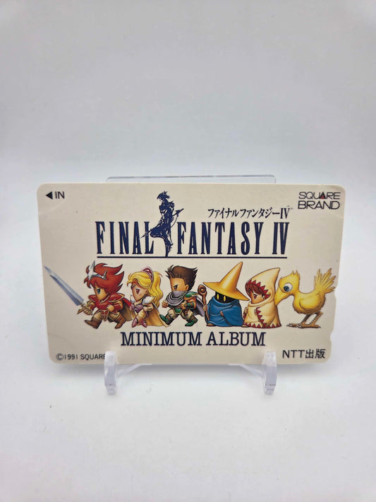 Final Fantasy IV Telephone Card Damaged Japanese Square Yoshitaka Amano 1991