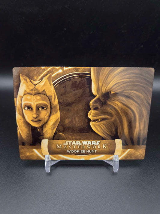 Topps 2024 Masterwork Star Wars Wookiee Hunt Printing Plate 1/1