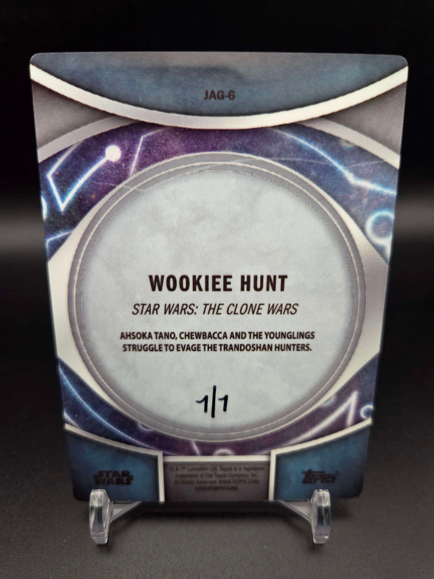 Topps 2024 Masterwork Star Wars Wookiee Hunt Printing Plate 1/1