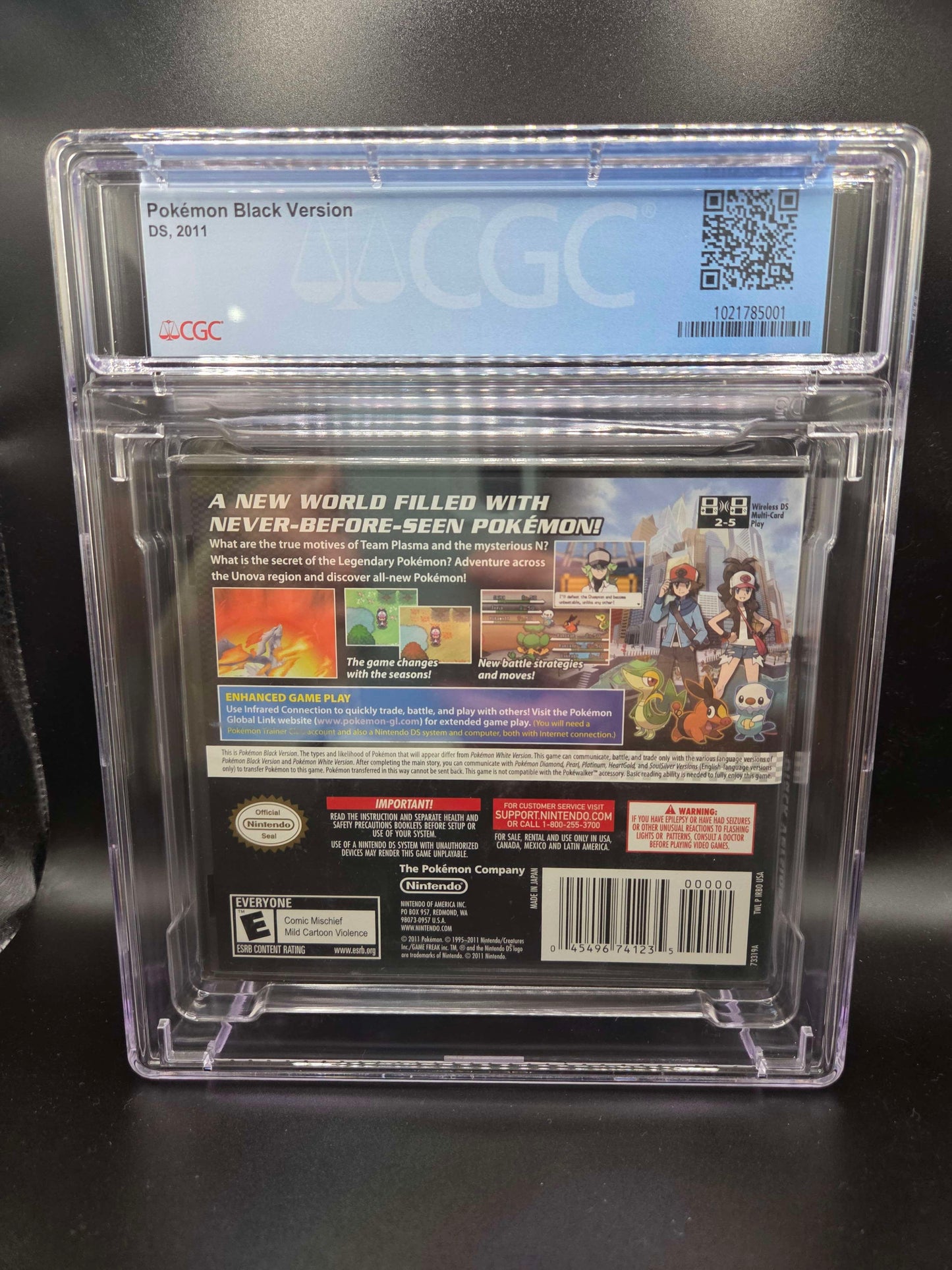 Pokemon Black Version Nintendo DS Sealed CGC Graded 9.6 A