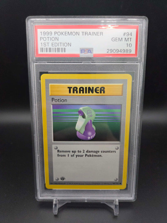 1999 POKEMON BASE SET 1ST EDITION #94 POTION PSA 10