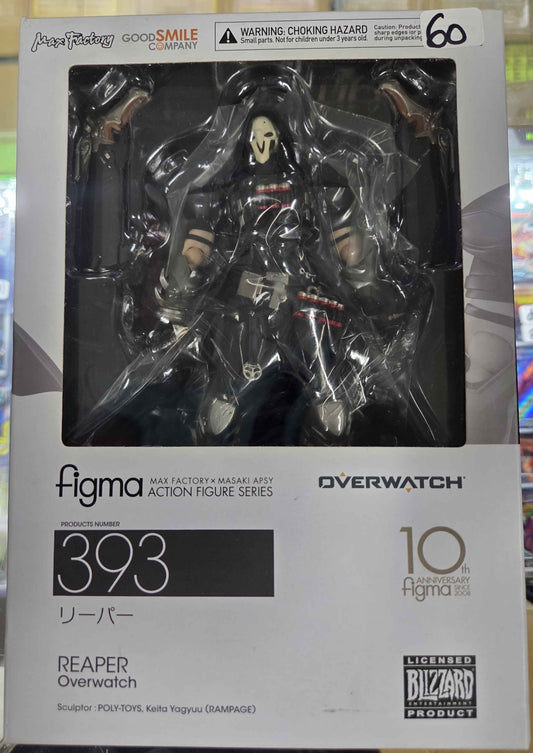 Overwatch - Reaper Figma Action Figure No. 393 Good Smile Company - SEALED