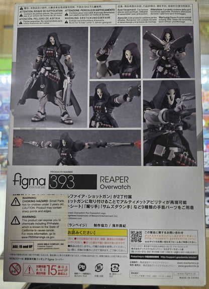 Overwatch - Reaper Figma Action Figure No. 393 Good Smile Company - SEALED