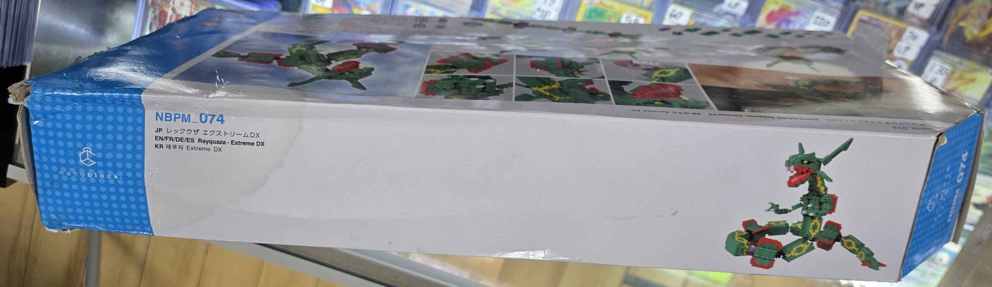 Nanoblock Pokemon Rayquaza Extreme DX Building Kit TM NEW (Check Description)