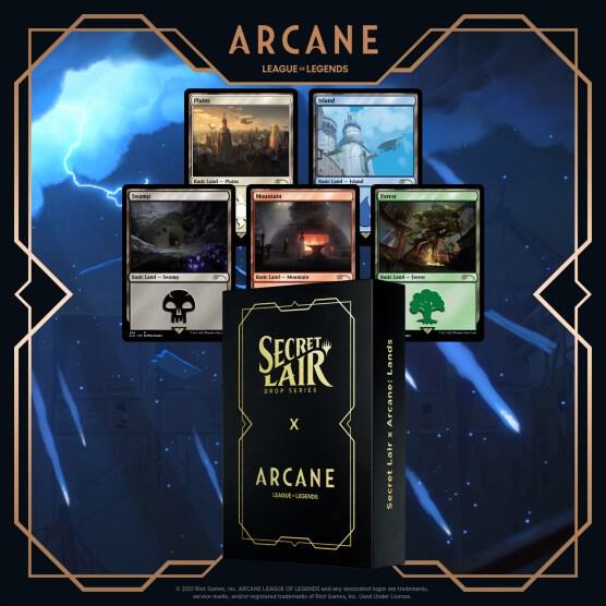 Secret Lair Drop: Secret Lair x Arcane: Lands - Non-Foil Edition