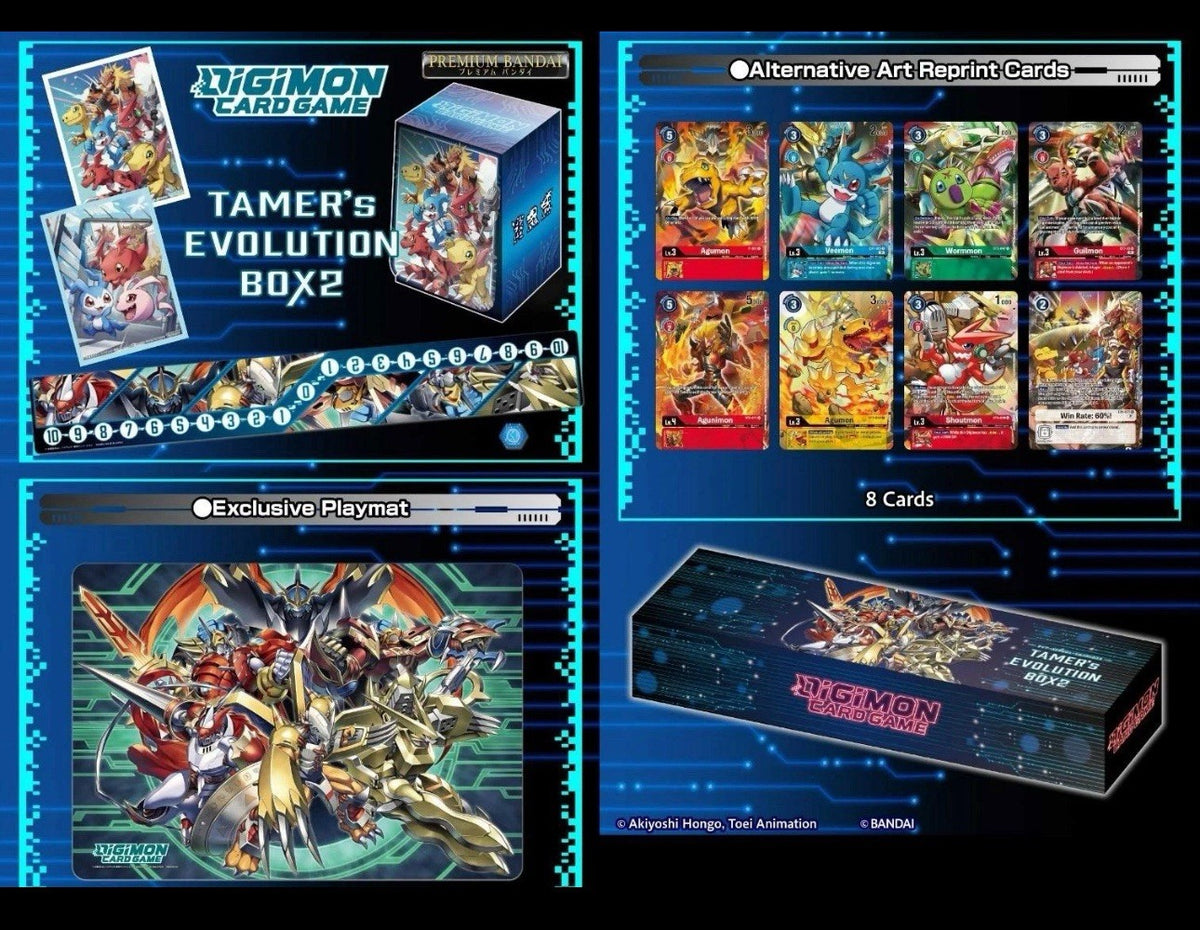 Digimon Card Game Tamer’s Evolution Box 2; PB-06 Sealed New USA SELLER