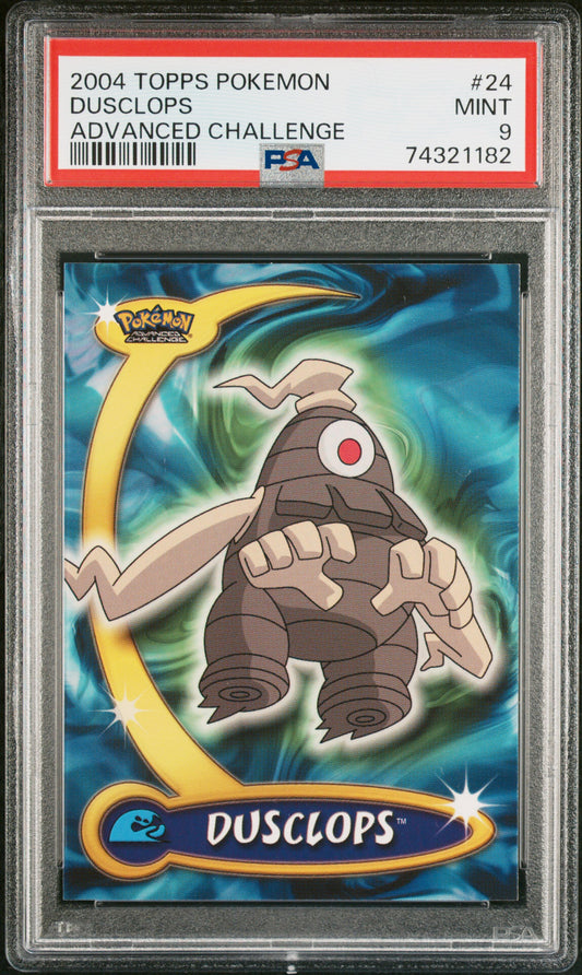 Pokemon Topps 2004 Dusclops - Advanced Challenge - PSA 9