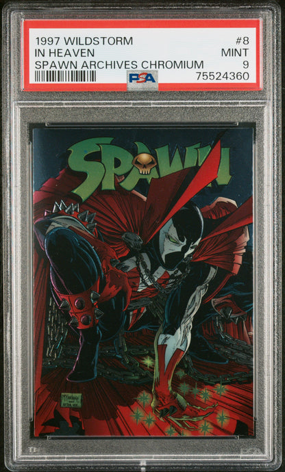 1997 Wildstorm In Heaven Spawn Archives Chromium PSA 9