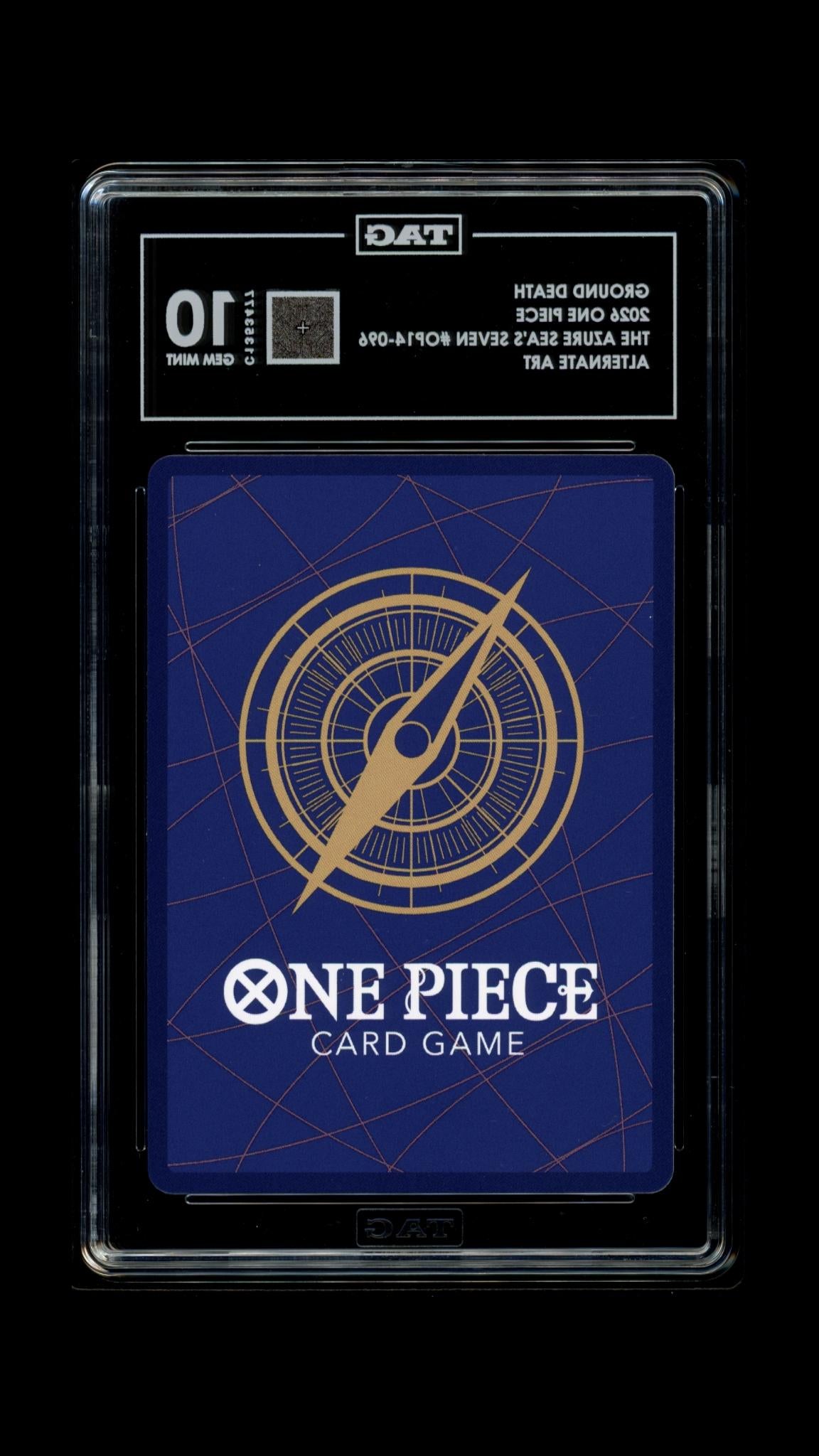 One Piece 2026 Ground Death - The Azure Sea's Seven - Alt Art - TAG 10
