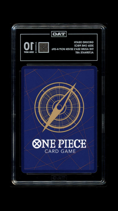 One Piece 2026 Ground Death - The Azure Sea's Seven - Alt Art - TAG 10