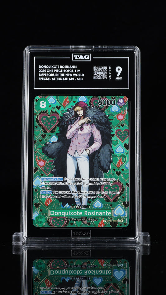 One Piece 2024 Donquixote Rosinante - Emperors in the New World - Special Alt Art. SEC - TAG 9