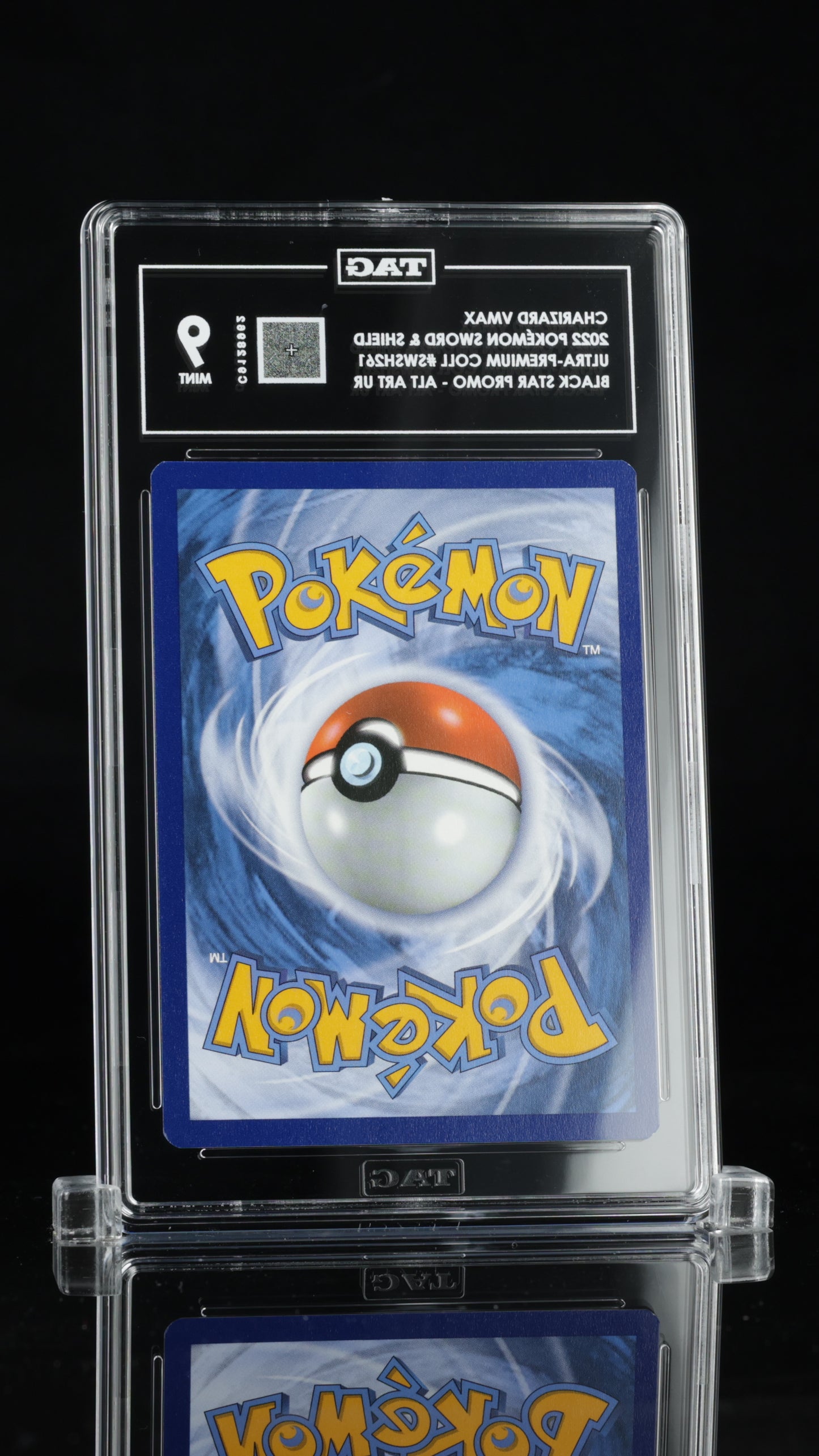Pokemon 2022 Charizard VMAX - UPC Black Star Promo - TAG 9